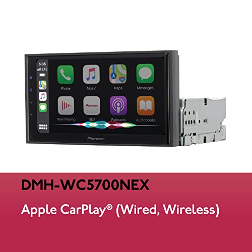 PIONEER CAR DMHWC5700NEX 6.8-inch Multimedia Digital Media Receiver with Wireless or Wired Apple CarPlay, Android Auto, Amazon Alexa, Android Auto, Apple CarPlay, Bluetooth PIONEER CAR DMHWC5700NEX 6.8-inch Multimedia Digital Media Receiver with Wireless or Wired Apple CarPlay, Android Auto, Amazon Alexa, Android Auto, Apple CarPlay, Bluetooth